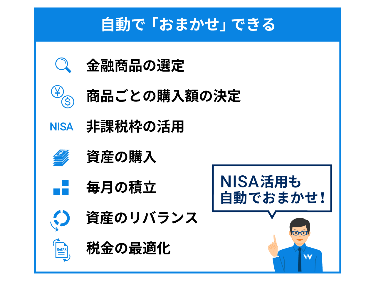 難しいことは自動【おまかせ】